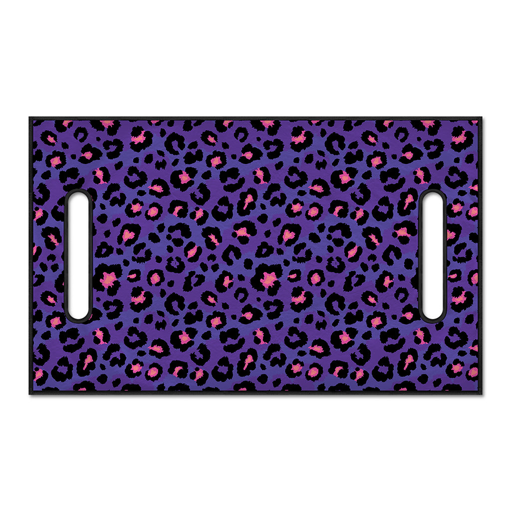 Purple And Pink Leopard Print Golf Cart Seat Cover