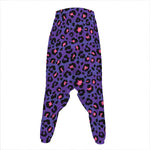 Purple And Pink Leopard Print Hammer Pants