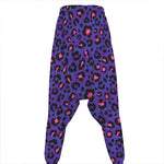 Purple And Pink Leopard Print Hammer Pants