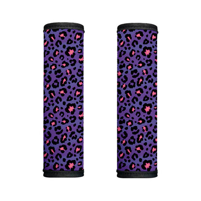 Purple And Pink Leopard Print Handle Covers