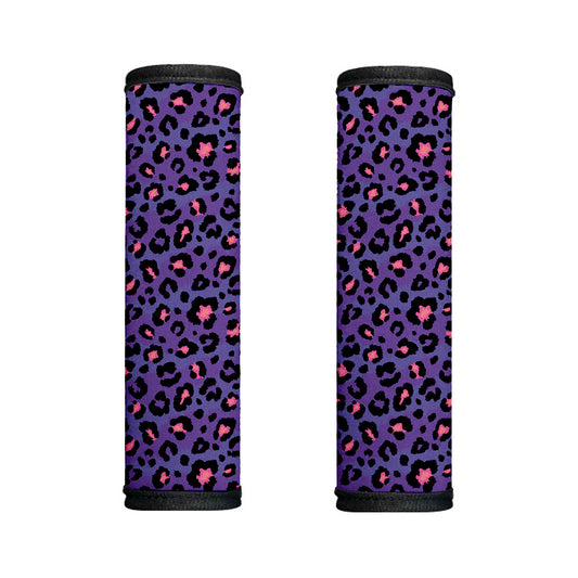 Purple And Pink Leopard Print Handle Covers