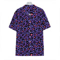 Purple And Pink Leopard Print Hawaiian Shirt