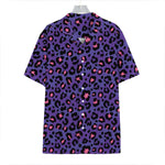 Purple And Pink Leopard Print Hawaiian Shirt