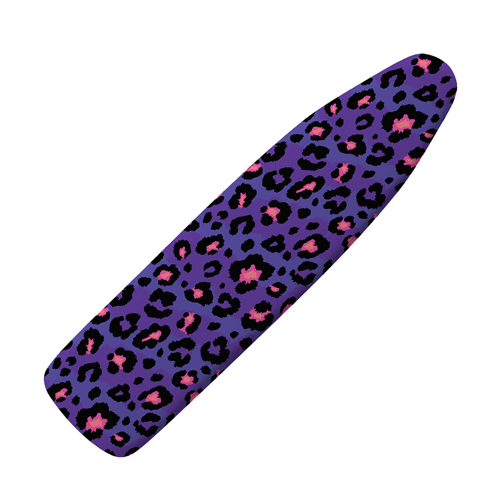 Purple And Pink Leopard Print Ironing Board Cover