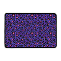 Purple And Pink Leopard Print Kitchen Mat
