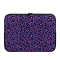 Purple And Pink Leopard Print Laptop Sleeve