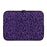 Purple And Pink Leopard Print Laptop Sleeve