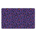 Purple And Pink Leopard Print Polyester Doormat