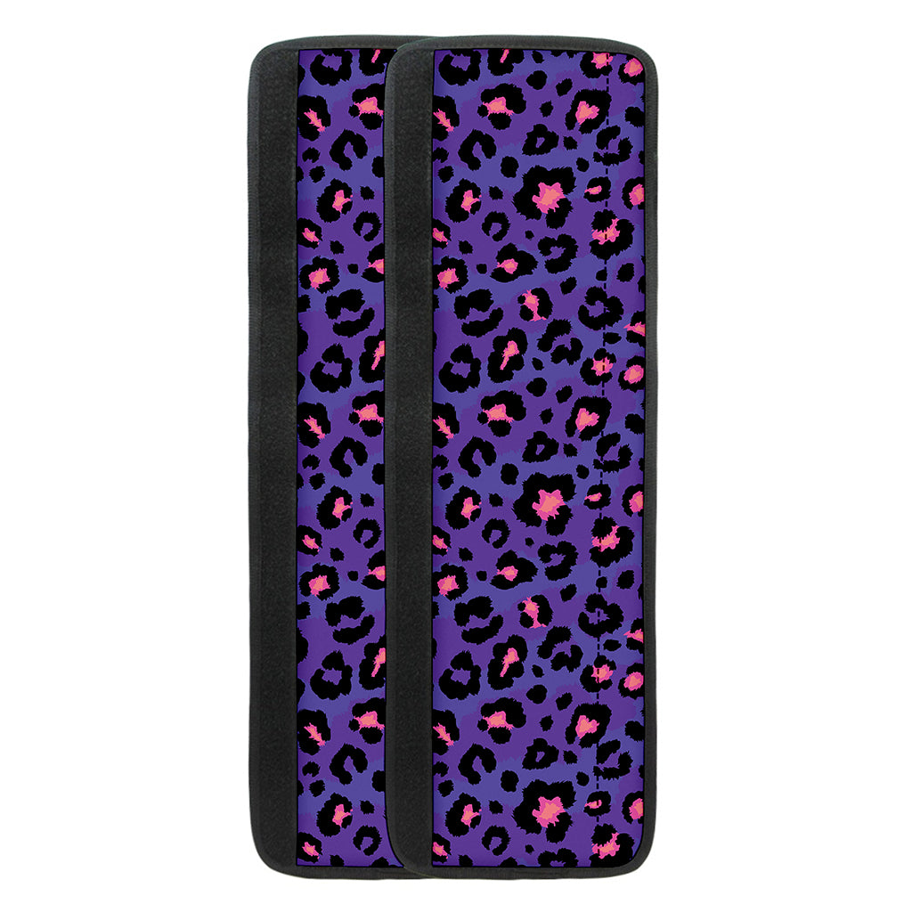 Purple And Pink Leopard Print Refrigerator Handle Covers