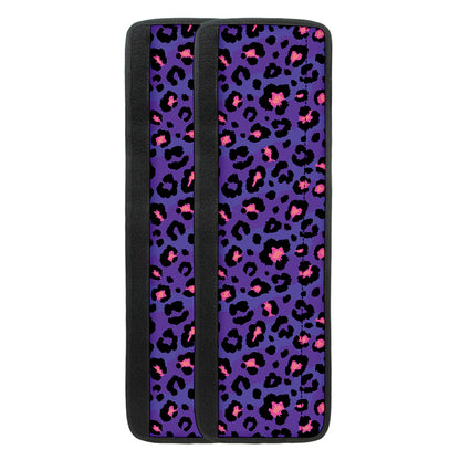 Purple And Pink Leopard Print Refrigerator Handle Covers