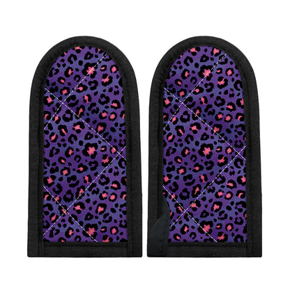 Purple And Pink Leopard Print Skillet Handle Cover