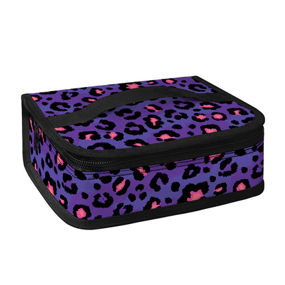 Purple And Pink Leopard Print Small Lunch Bag
