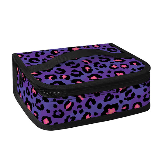 Purple And Pink Leopard Print Small Lunch Bag