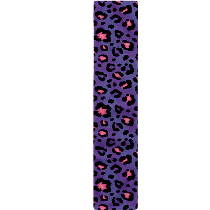 Purple And Pink Leopard Print Table Runner