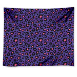 Purple And Pink Leopard Print Tapestry
