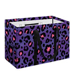 Purple And Pink Leopard Print Utility Tote Bag