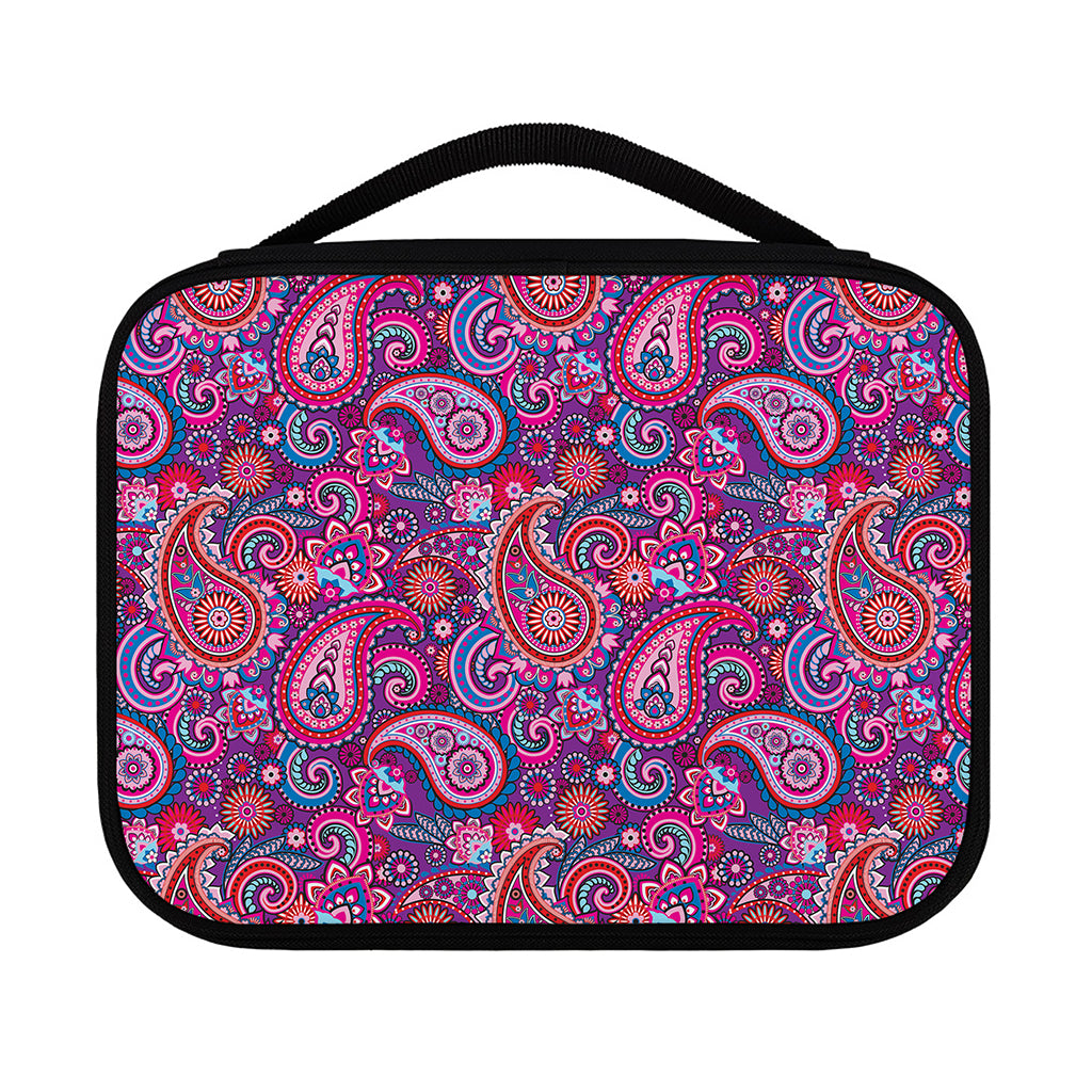 Purple And Pink Paisley Pattern Print Classic Bible Case