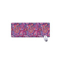 Purple And Pink Paisley Pattern Print Extended Mouse Pad