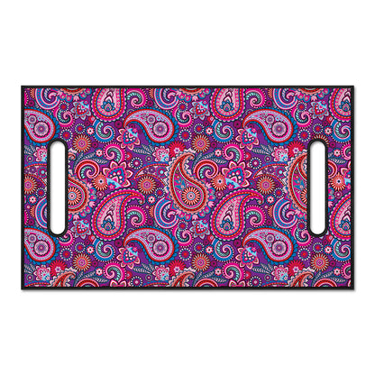 Purple And Pink Paisley Pattern Print Golf Cart Seat Cover