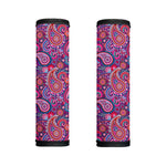 Purple And Pink Paisley Pattern Print Handle Covers