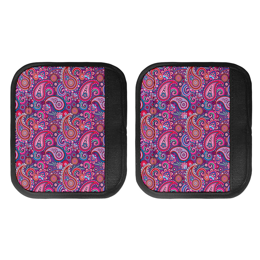 Purple And Pink Paisley Pattern Print Handle Covers