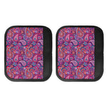 Purple And Pink Paisley Pattern Print Handle Covers