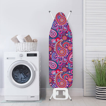 Purple And Pink Paisley Pattern Print Ironing Board Cover
