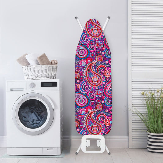 Purple And Pink Paisley Pattern Print Ironing Board Cover
