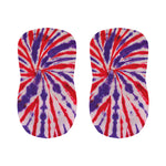Purple And Red Spider Tie Dye Print Bar Stool Covers