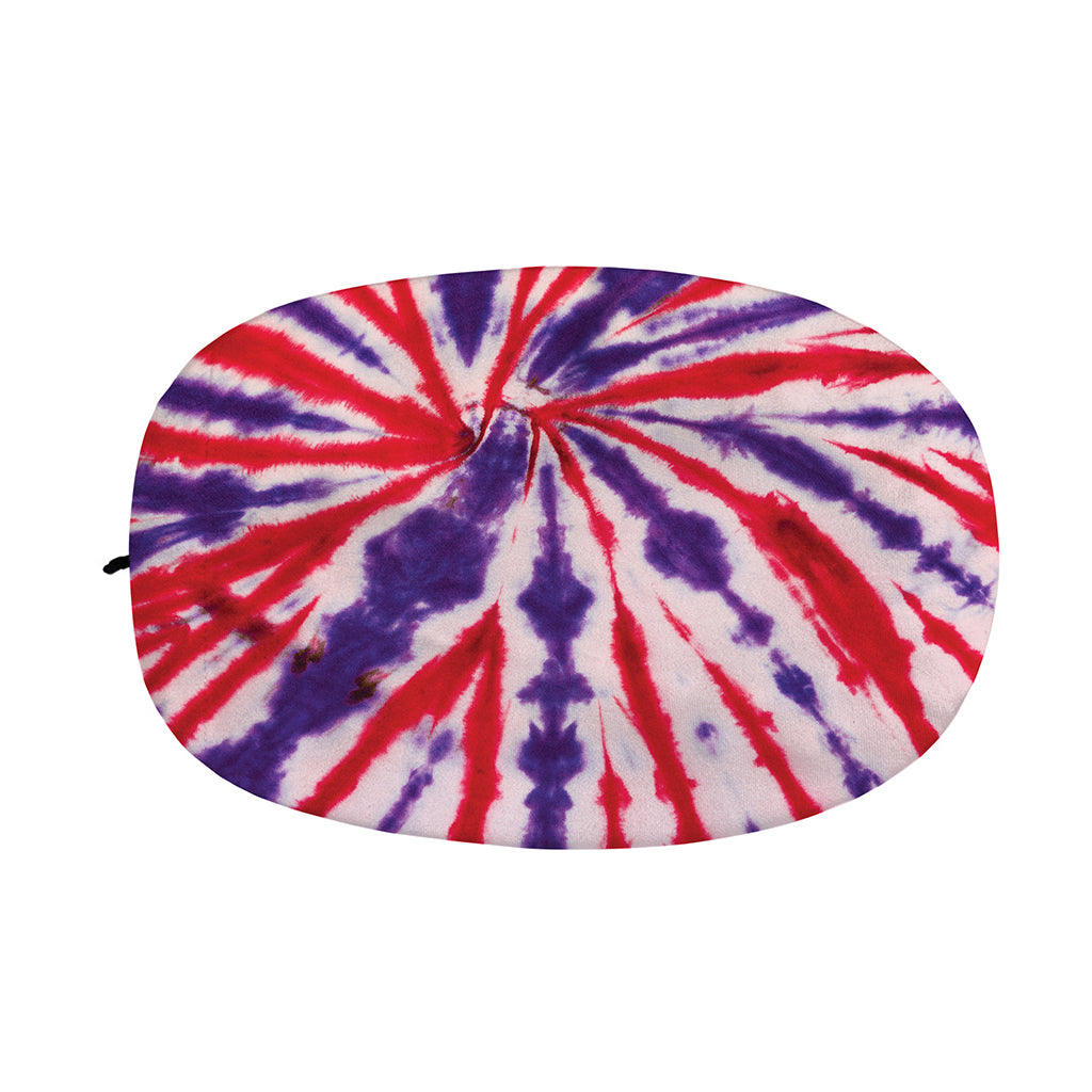 Purple And Red Spider Tie Dye Print Car Side Mirror Covers