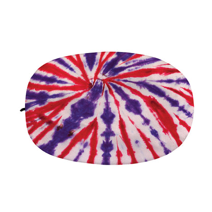 Purple And Red Spider Tie Dye Print Car Side Mirror Covers
