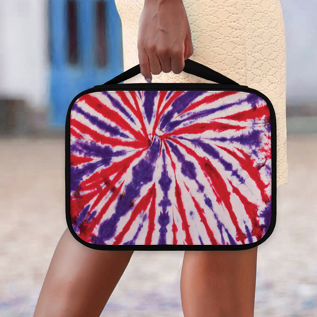 Purple And Red Spider Tie Dye Print Classic Bible Case