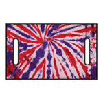 Purple And Red Spider Tie Dye Print Golf Cart Seat Cover