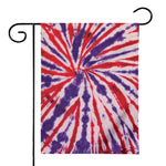 Purple And Red Spider Tie Dye Print House Flag