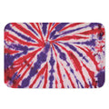 Purple And Red Spider Tie Dye Print Indoor Door Mat