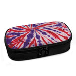 Purple And Red Spider Tie Dye Print Insulin Cooler Travel Case
