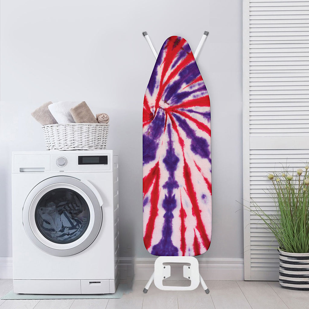 Purple And Red Spider Tie Dye Print Ironing Board Cover
