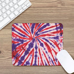 Purple And Red Spider Tie Dye Print Mouse Pad