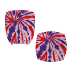 Purple And Red Spider Tie Dye Print Office Chair Cover