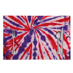 Purple And Red Spider Tie Dye Print Placemat