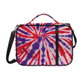 Purple And Red Spider Tie Dye Print Shoulder Strap Bible Bag