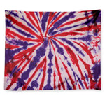 Purple And Red Spider Tie Dye Print Tapestry