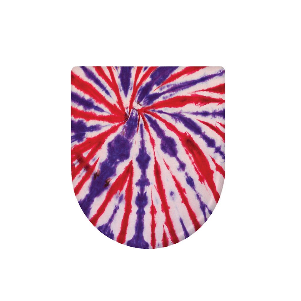 Purple And Red Spider Tie Dye Print Toilet Lid Cover