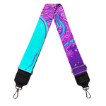 Purple And Teal Buddha Print Bag Strap