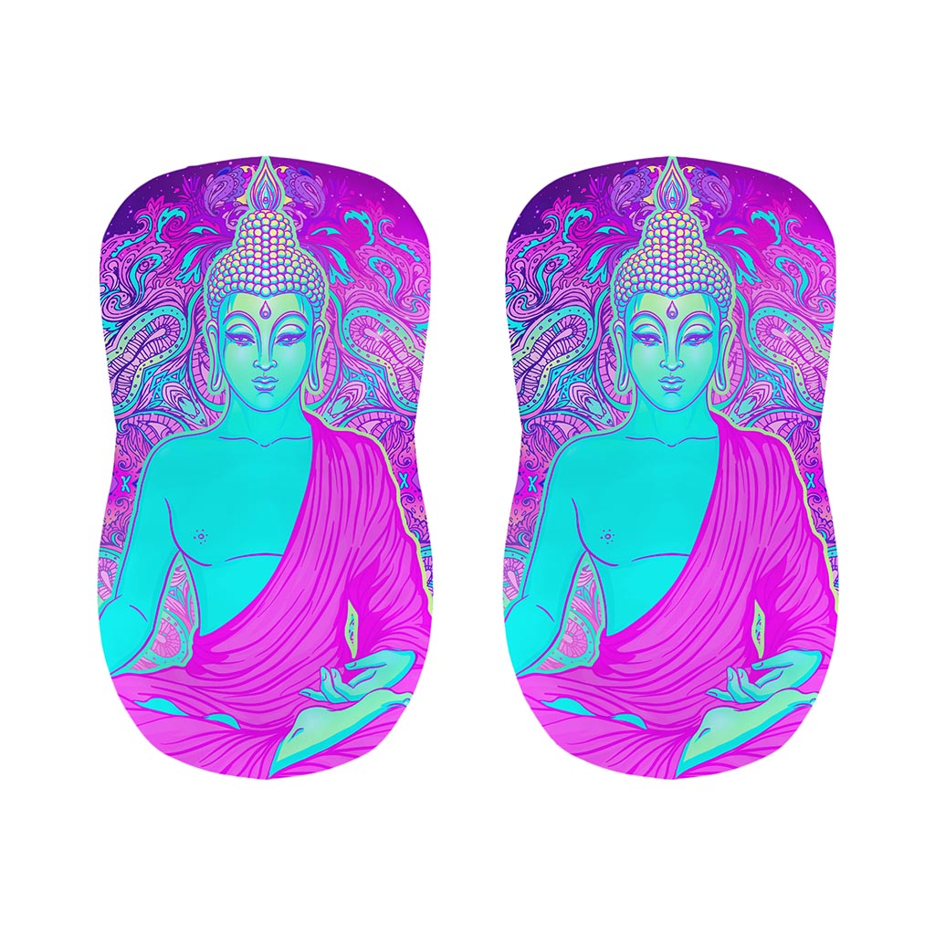 Purple And Teal Buddha Print Bar Stool Covers