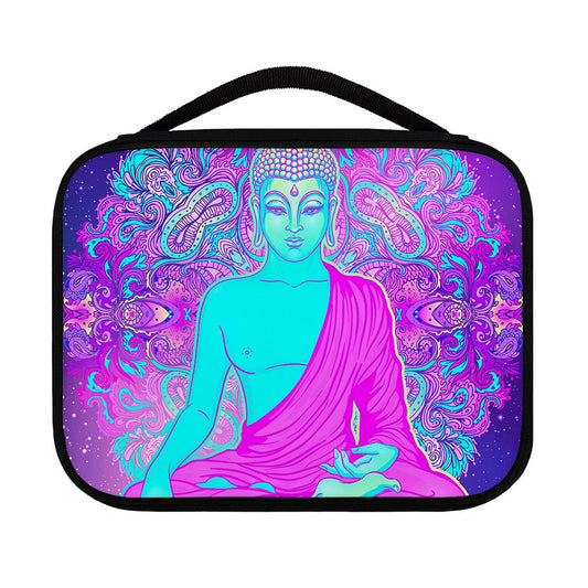 Purple And Teal Buddha Print Classic Bible Case