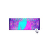 Purple And Teal Buddha Print Extended Mouse Pad