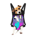 Purple And Teal Buddha Print Pet Carrier Backpack