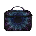 Purple And Teal Dark Mandala Print Briefcase Bible Bag