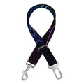Purple And Teal Dark Mandala Print Dog Seat Belt